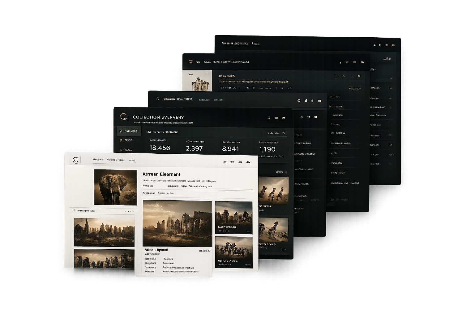 Caddelle creative systems platform screens