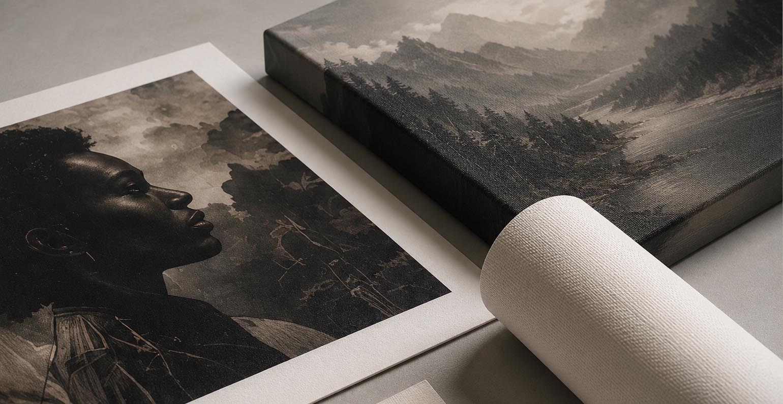 Fine art print and Amatuli Museum catalogue